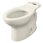 American Standard 3517C101.222 Top Spud Toilet Bowl, Cadet®, Linen, Elongated Shape, 12 in Rough-In, 15 in H Rim, 2-1/8 in Trapway