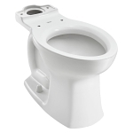 American Standard 3519A101.020 Transitional Toilet Bowl, Edgemere, Bone, Elongated Shape, 4 in Rough-In, 15 in H Rim, 2-1/8 in Trapway
