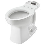 American Standard 3519A101.020 Transitional Toilet Bowl, Edgemere, Bone, Elongated Shape, 4 in Rough-In, 15 in H Rim, 2-1/8 in Trapway