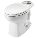 American Standard 3519A101.020 Transitional Toilet Bowl, Edgemere, Bone, Elongated Shape, 4 in Rough-In, 15 in H Rim, 2-1/8 in Trapway