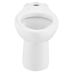 American Standard 3705216.020 Toilet Bowl Only, H20Ption / Other Dual Flush, White, Elongated Shape, 12 in Rough-In, 16-1/2 in H Rim, 2 in Trapway
