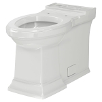 American Standard 3851A101.020 Toilet Bowl, Town Square® S, White, Elongated Shape, 12 in Rough-In, 16-1/2 in H Rim, 2-1/8 in Trapway