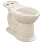 American Standard 3870A101.222 Toilet Bowl, Vormax, Linen, Elongated Shape, 12 in Rough-In, 16-1/2 in H Rim, 2-1/16 in Trapway