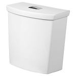 American Standard 4133A218.020 Pressure Assisted Toilet Tank, H20Ption / Other Dual Flush, 1.6 gpf, Right-hand Trip Lever Flush, White, Import
