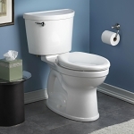 American Standard 4225A004.020 Toilet Tank, Champion, 1.28 gpf, 2 in, White, Import