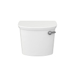 American Standard 4385A108.020 Siphon Jet Toilet Tank, Glenwall, 1.28 gpf, Right-hand Trip Lever Flush, White
