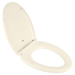 American Standard 5020A65G.222 Easy Lift-Off Traditional Toilet Seat, Traditional, Elongated Bowl, Polypropylene, Linen, Slow Close Hinge, Import