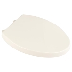 American Standard 5025A65G.222 Easy Lift-Off Telescoping Toilet Seat, Telescoping, Elongated Bowl, Polypropylene, Linen, Slow Close Hinge, Import
