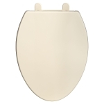 American Standard 5025A65G.222 Easy Lift-Off Telescoping Toilet Seat, Telescoping, Elongated Bowl, Polypropylene, Linen, Slow Close Hinge, Import