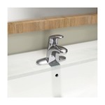 American Standard 7075000.002 Colony® Pro™ Single Control Bathroom Faucet, Polished Chrome, 1 Handles, Metal Pop-Up Drain, 1.2 gpm Flow Rate