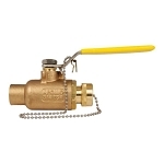 Apollo™ 70204HC 70-200-HC 2-Piece Ball Valve, 3/4 in Nominal, Solder End Style, Bronze Body, Standard Port, MPTFE Softgoods, Domestic