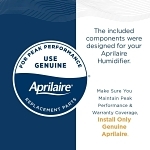 Aprilaire® 4839 Humidifier Maintenance Kit, For Use With Models 600, 600A and 600M, Metal/Paper/Plastic, Domestic