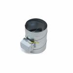 Aprilaire® 6108 6100 Barometric Bypass Damper, 8 in Dia, Round Shape, 24 V AC, Domestic