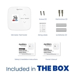 Aprilaire® S84NSU Thermostat, 3.75 in H Outside x 1 in OAW x 3.75 in D Outside