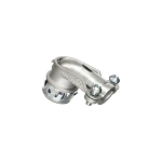 Arlington SNAP-TITE® 851AST Cable Connector With Insulated Throat and Spring Steel Clip, 1/2 in Trade, 1/2 in Knockout, 0.648 to 1.081 in Cable Openings, Die Cast Zinc
