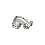 Arlington SNAP-TITE® 851AST Cable Connector With Insulated Throat and Spring Steel Clip, 1/2 in Trade, 1/2 in Knockout, 0.648 to 1.081 in Cable Openings, Die Cast Zinc