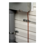 Arlington GB5 Heavy Duty Intersystem Grounding Bridge With White Cover, 0.872 in L x 3.383 in W, 4 Holes, Plastic/Zinc