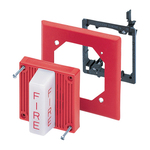 Arlington LV2 LV Series 2-Gang Low Voltage Mounting Bracket, For Use With Cable Management System, Fastened Mount, Plastic