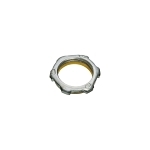 Arlington SL100 Sealing Locknut With PVC Molded Seal, 1 in, For Use With IMC/Rigid Conduit, Steel