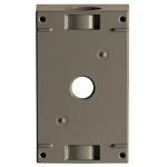 Hubbell Outlet Box, 1 Gang, 18.3 cu-in, 4-1/2 in L X 2-3/4 in W X 2 in D