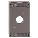 Bell Raco 5331-0 Weatherproof Box, 1 Gang, 18.3 cu-in x 4-1/2 in L x 2-3/4 in W x 2 in D