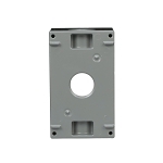 BELL® 5386-0 Deep Weatherproof Outlet Box, Die Cast Aluminum, 22.5 cu-in Capacity, 1 Gangs, (3) Outlets, 4-1/2 in H x 2-3/4 in W x 2-5/8 in D