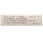 Bradford White® 415-51043-126 Conversion Kit With (9) 5 kW Replacement Elements and (9) Gaskets, For Use With ElectriFLEX HD® CEHD Series 240 V 45 kW Heavy Duty Commercial Electric Water Heaters, Domestic