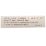 Bradford White® 415-51043-130 Conversion Kit With (3) 5 kW Replacement Elements and (3) Gaskets, For Use With ElectriFLEX HD® CEHD Series 208 V 15 kW Heavy Duty Commercial Electric Water Heaters, Domestic