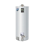 Bradford White® Eco-Defender Safety System® URG230T6N Gas Water Heater, 32000 Btu/hr Heating, 30 gal Tank, Natural Gas Fuel, Atmospheric Vent, 34 gph Recovery, Domestic