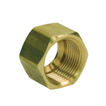 BrassCraft® 61-8 Tube Nut, 1/2 in, Compression, Brass, Domestic