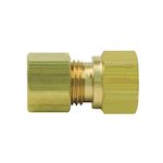 BrassCraft® 66-4-2X 66 Series Tube Reducing Adapter, 1/4 x 1/8 in Nominal, Compression x FNPT End Style, Brass, Import