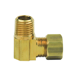 BrassCraft® 69-6-4X 69 Series 90 deg Tube Reducing Elbow, 3/8 x 1/4 in Nominal, Compression x MNPT End Style, Brass, Domestic