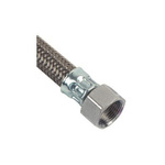 BrassCraft® Speedi Plumb® PLUS B3-12DL F B3-DL Flexible Lead Free Braided Water Toilet Connector, 1/2 x 7/8 in Nominal, Compression x Ballcock End Style, 12 in L, 125 psi Working, Polymer, Import