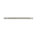 BrassCraft® ProCoat® SWB07-18N Water Heater Connector, 3/4 in Nominal, FNPT x PEX End Style, 18 in L, 125 psi Working, Stainless Steel, Domestic