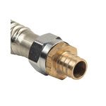 BrassCraft® ProCoat® SWB07-18N Water Heater Connector, 3/4 in Nominal, FNPT x PEX End Style, 18 in L, 125 psi Working, Stainless Steel, Domestic