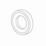 BrassCraft® WRJ Washer, For Use With BrassCraft® Copper Water Heater Connector, 125 psi, Rubber, Import