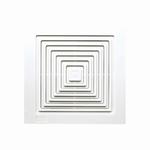 Broan® 688 Bathroom Ventilation Fan, 50 cfm, 3 in Dia Duct, 120 VAC, 0.9 A, 4 Sones, Domestic
