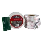HARDCAST® 304100 Rolled Tape, 100 ft L x 3 in W, 17 mil THK, Modified Butyl Adhesive, Aluminum Backing, Silver