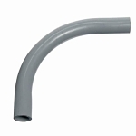 Carlon UA9AH-CAR Standard Radius Conduit Elbow, 90 deg, 1-1/2 in Rigid, Plain, SCH 40, PVC