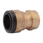 Sharkbite® SB113532F 2XL Large Diameter Female Connector, 1-1/4 in Nominal, Push-Fit x FNPT End Style, Brass, Import