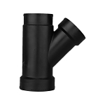 Charlotte ABS 00601 0600 Reducing Wye, Fitting/Connector: Reducing Wye, 2 x 1-1/2 x 1-1/2 in Nominal, Hub End Style, SCH 40/STD, ABS, Domestic