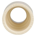 Charlotte CTS 02100 1800 Coupling, 3/4 x 1/2 in Nominal, Socket End Style, CPVC, Domestic