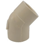 Charlotte CTS 02309 0600 45 deg Elbow, 1/2 in Nominal, Socket End Style, CPVC, Domestic