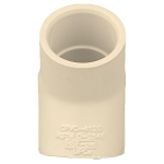 Charlotte CTS 02309 0800 45 deg Elbow, 3/4 in Nominal, Socket End Style, CPVC, Domestic