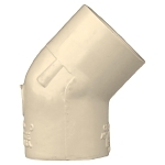 Charlotte CTS 02309 0800 45 deg Elbow, 3/4 in Nominal, Socket End Style, CPVC, Domestic