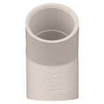 Charlotte CTS 02309 1000 45 deg Elbow, 1 in Nominal, Socket End Style, CPVC, Domestic