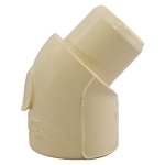Charlotte CTS 02310 0600 45 deg Street Elbow, 1/2 in Nominal, Spigot x Socket End Style, CPVC, Domestic