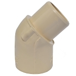 Charlotte CTS 02310 0800 45 deg Street Elbow, 3/4 in Nominal, Spigot x Socket End Style, CPVC, Domestic