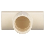 Charlotte CTS 02400 0800 Tee, 3/4 in Nominal, Socket End Style, CPVC, Domestic