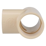 Charlotte CTS 02400 1400 Tee, 1-1/2 in Nominal, Socket End Style, CPVC, Domestic